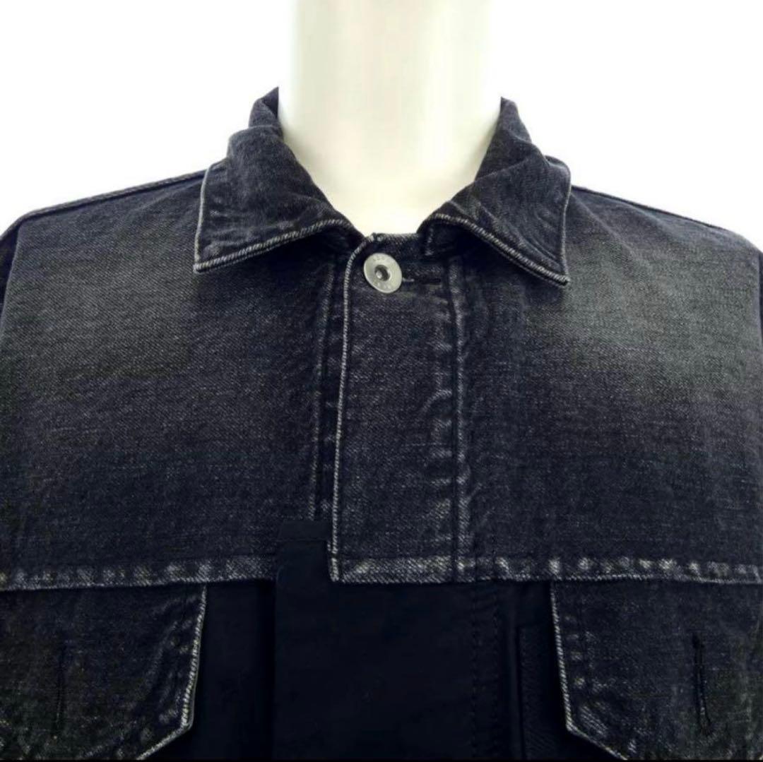 【美品】20AW sacai デニムドッキングコート