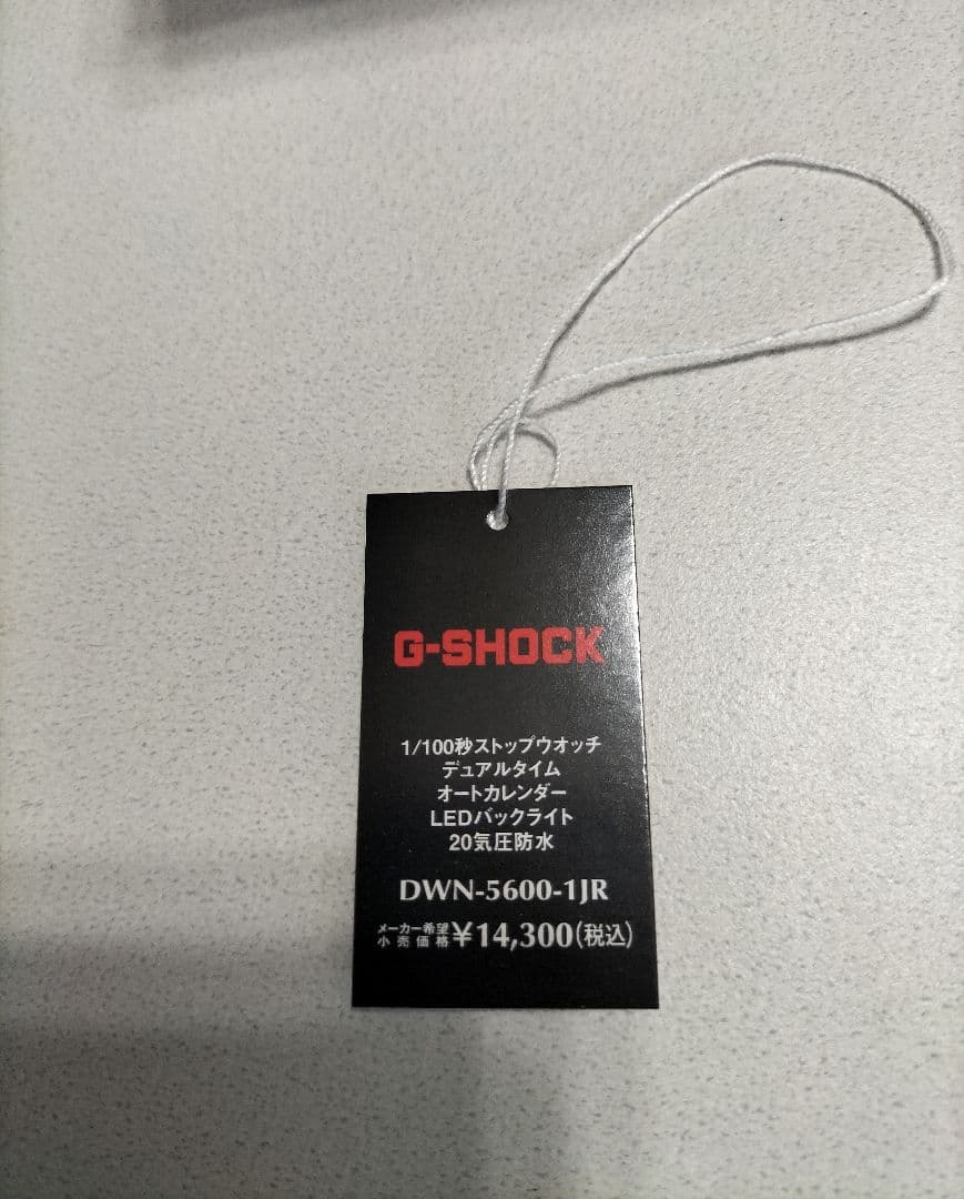 CASIO G－SHOCK NaNo DWN-5600-1JR リングウォッチ