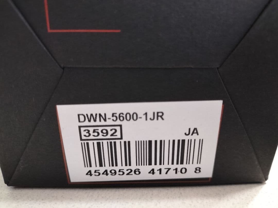 CASIO G－SHOCK NaNo DWN-5600-1JR リングウォッチ