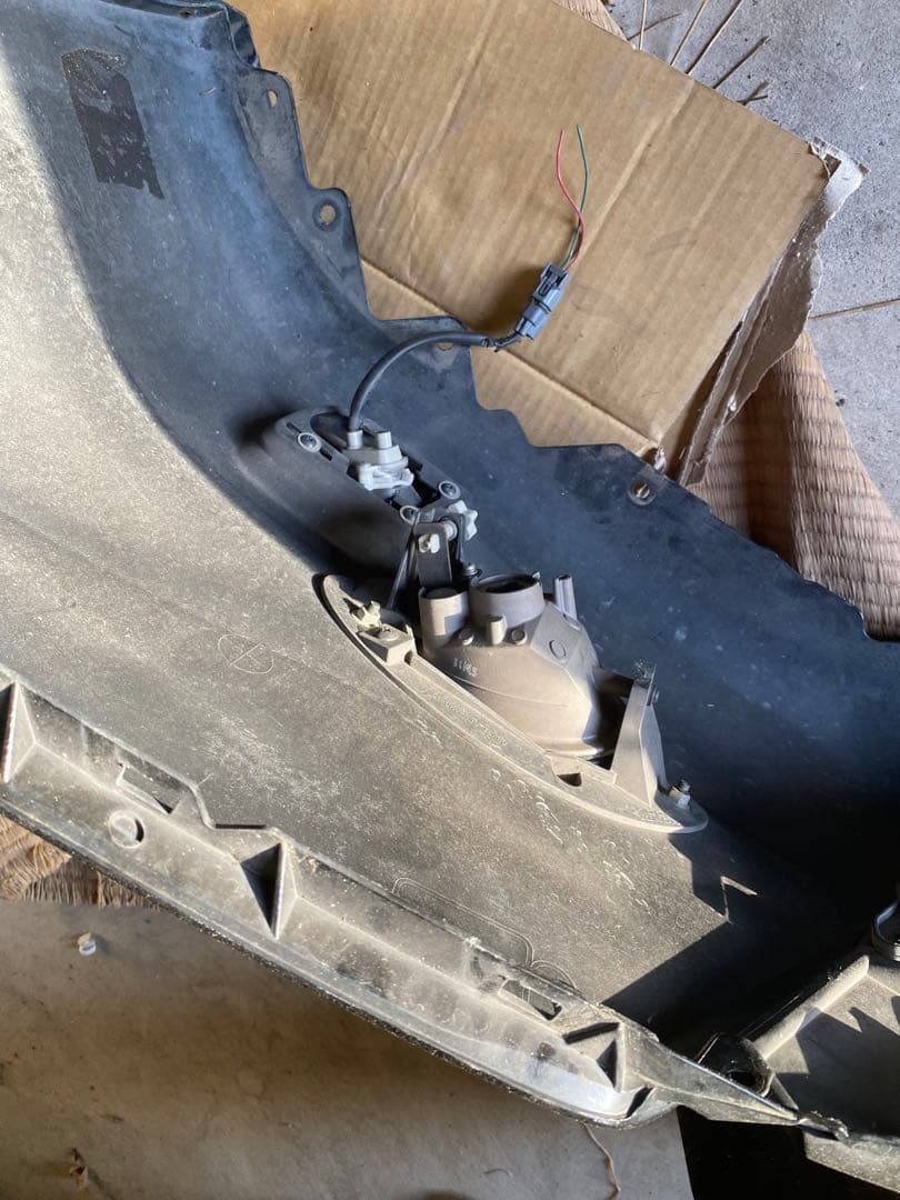 オデッセイRB3 社外フロントバンパー エアロ付き