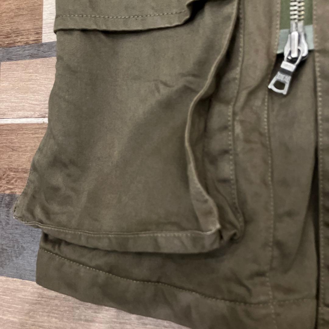 【Bluework】モーターサイクルコート　ダブルジップ　ミリタリー　ワーク