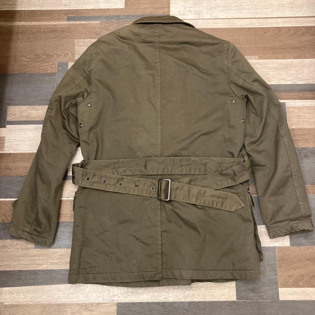 【Bluework】モーターサイクルコート　ダブルジップ　ミリタリー　ワーク