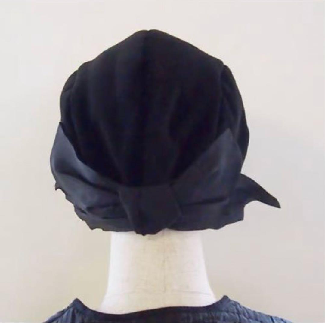 専用あかりちゃん様【美品】Sugri スグリ 別珍フードシルクリボンブラック