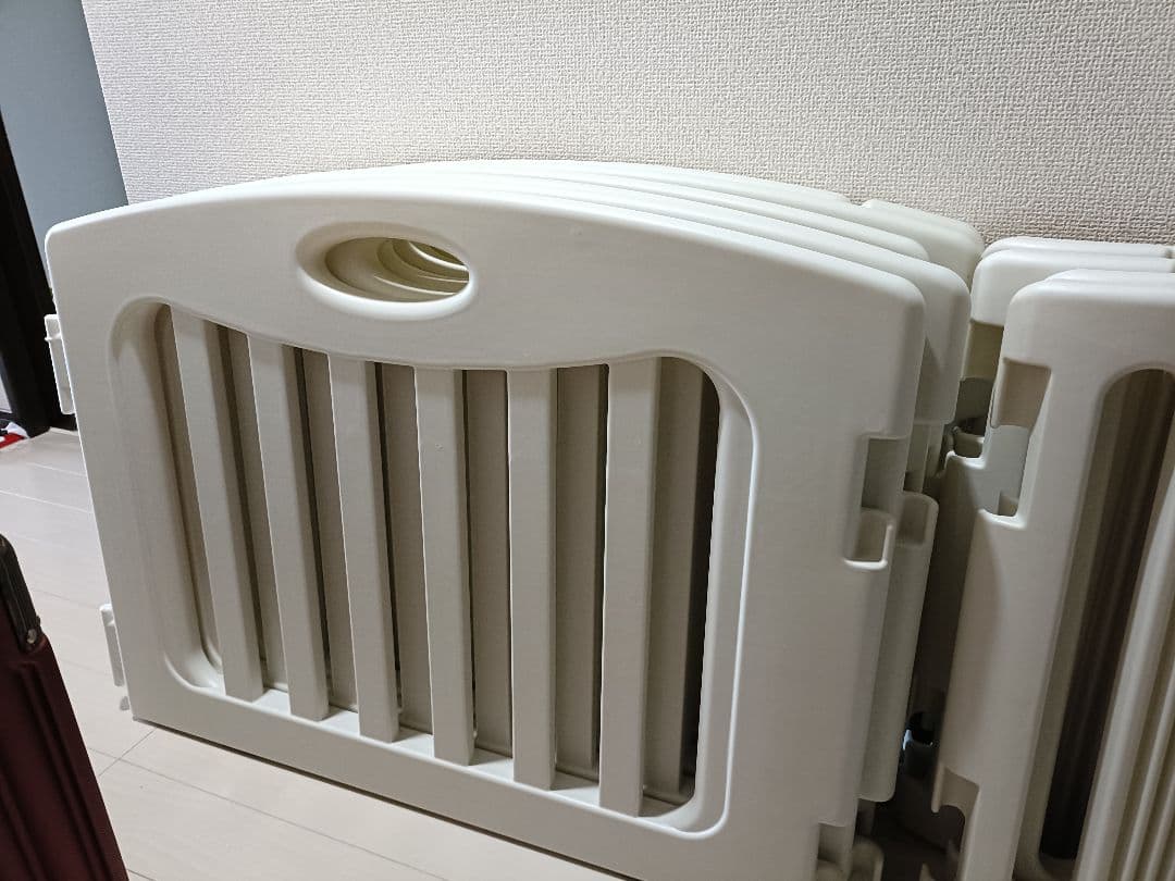 日本育児ベビーサークル123 アイボリー 赤ちゃん ハイハイ つかまり立ち