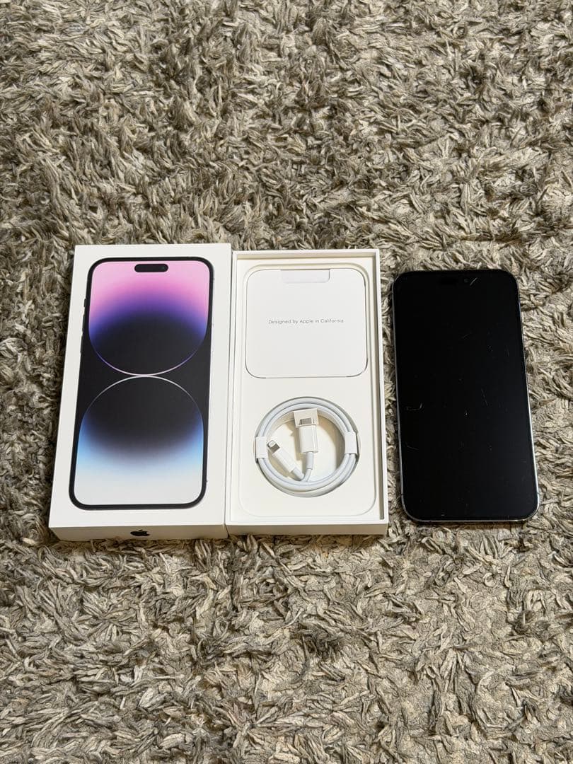 Apple iPhone 14 Pro MAX 128GBディープパープル