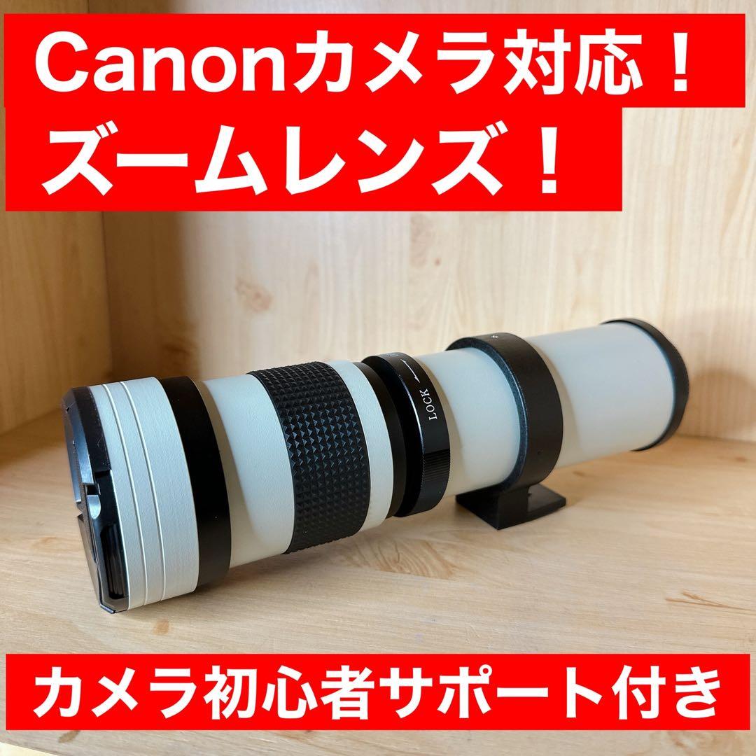 Canon EOS 一眼レフ対応 超望遠ズームレンズ　初心者でもサポートします！