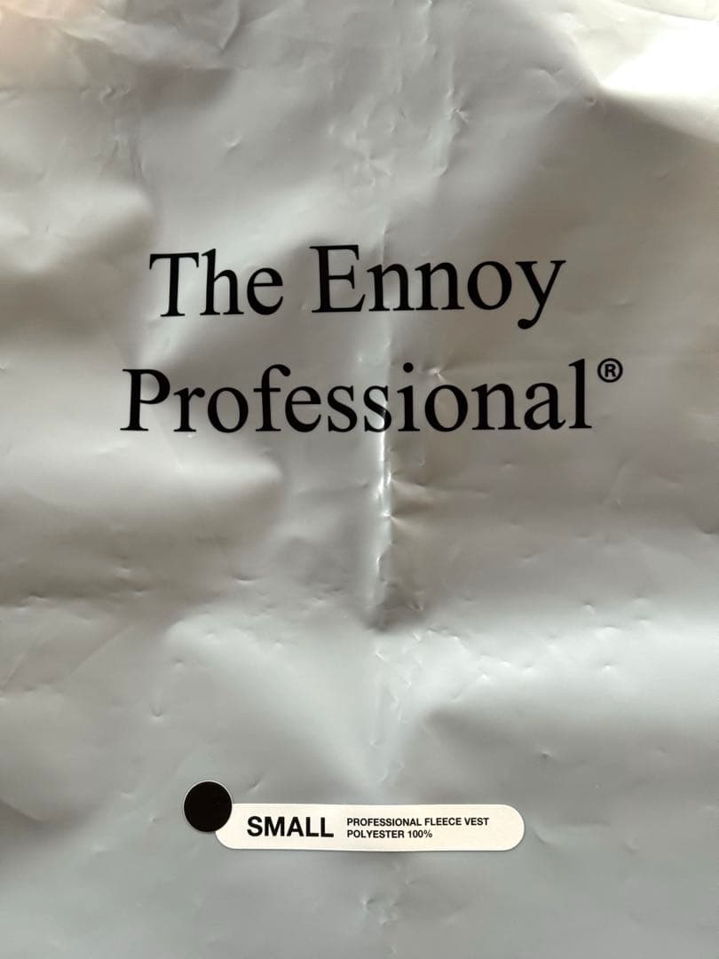 ENNOY PROFESSIONAL FLEECE VEST ※BLK/Sサイズ