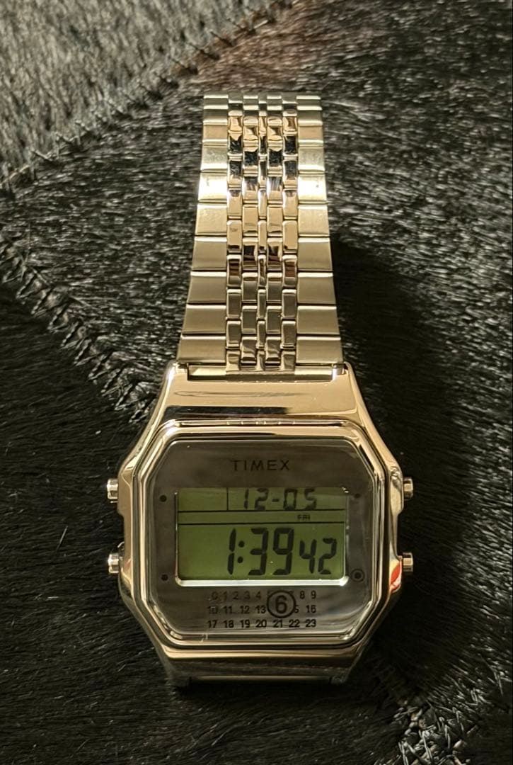 TIMEX×MM6 腕時計&ブレスレット　ステンレス　シルバー