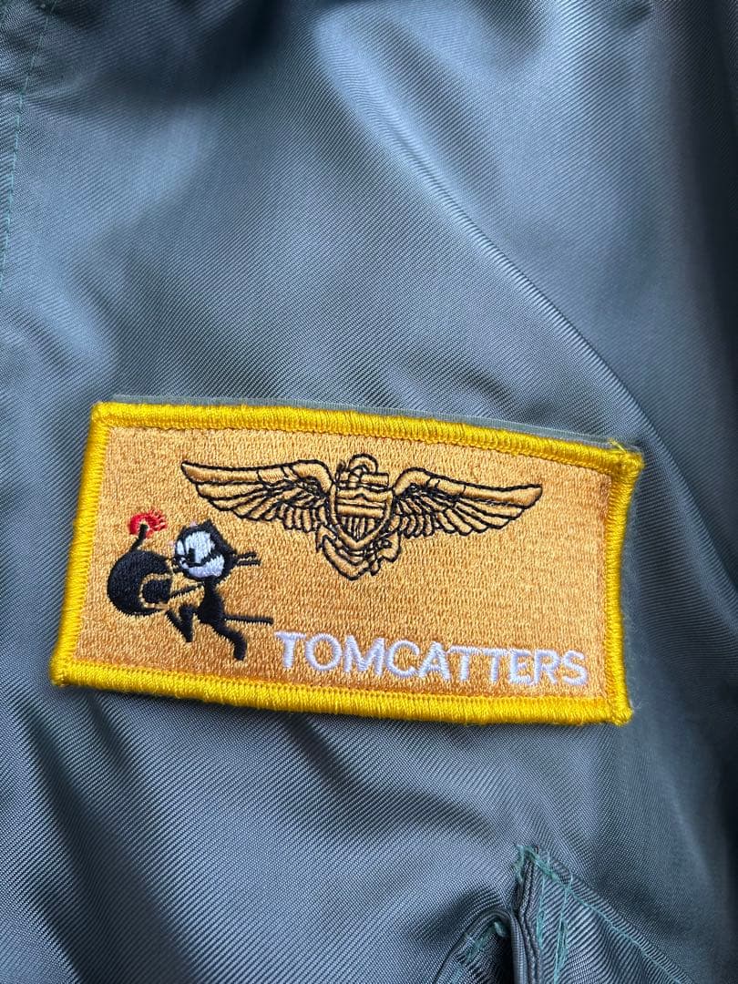 米軍実物 CWU-36/P フラジャケALPHA INDUSTRIEワッペン付き