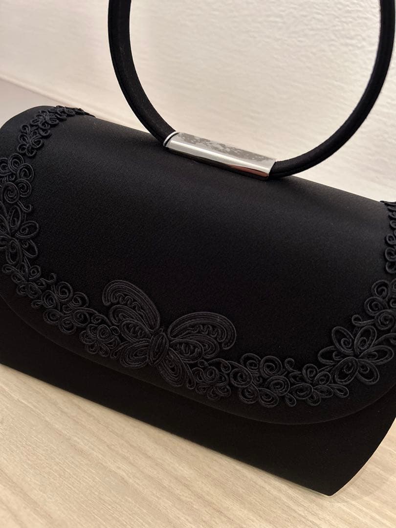 新品　ANNA SUI 葬式　葬儀バッグ　バタフライ　蝶々　チョウ