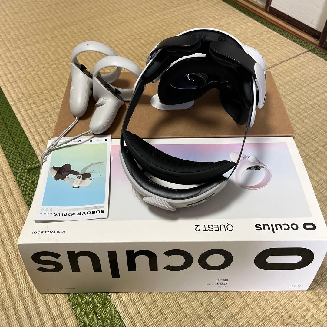  QUEST 2 64GBとBOBOVR M2 PLUS
