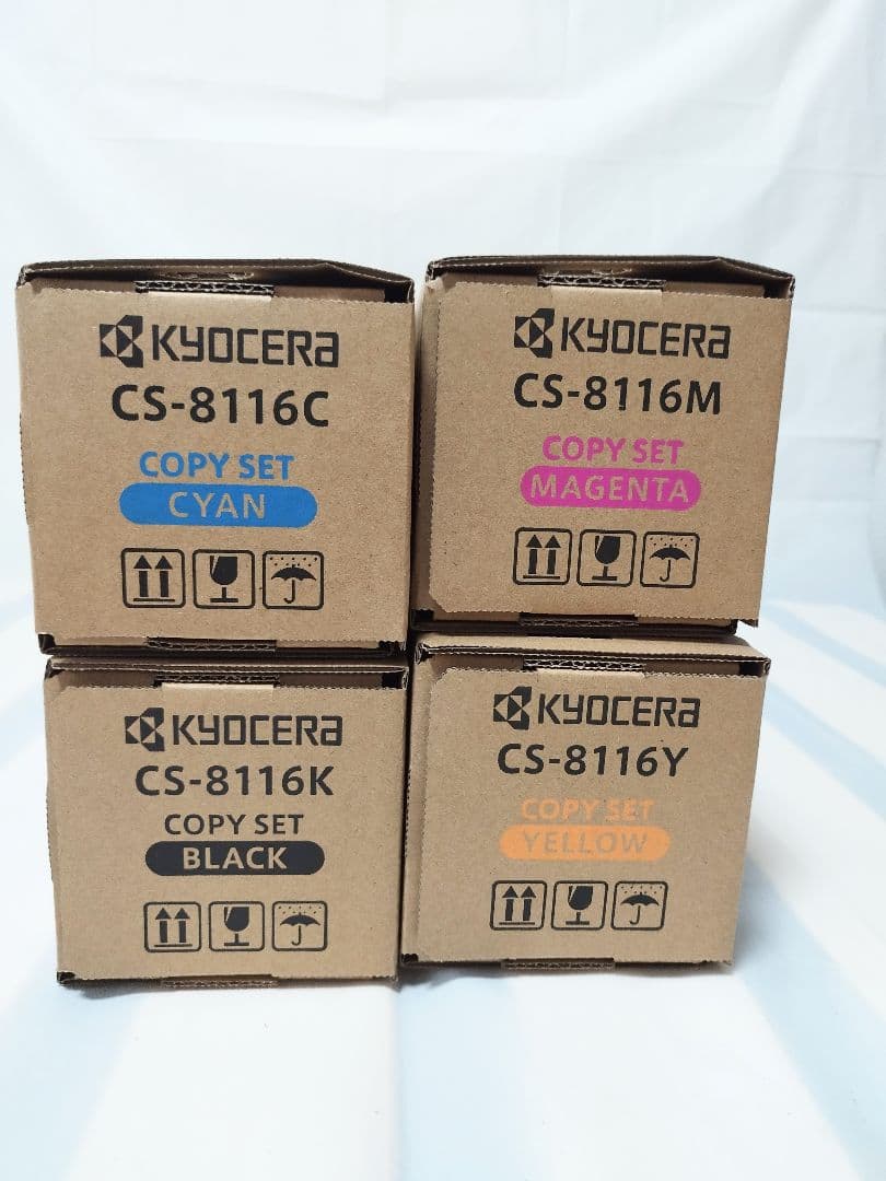 匿名配送・送料無料 京セラ 純正トナー CS-8116 KYMC 4色