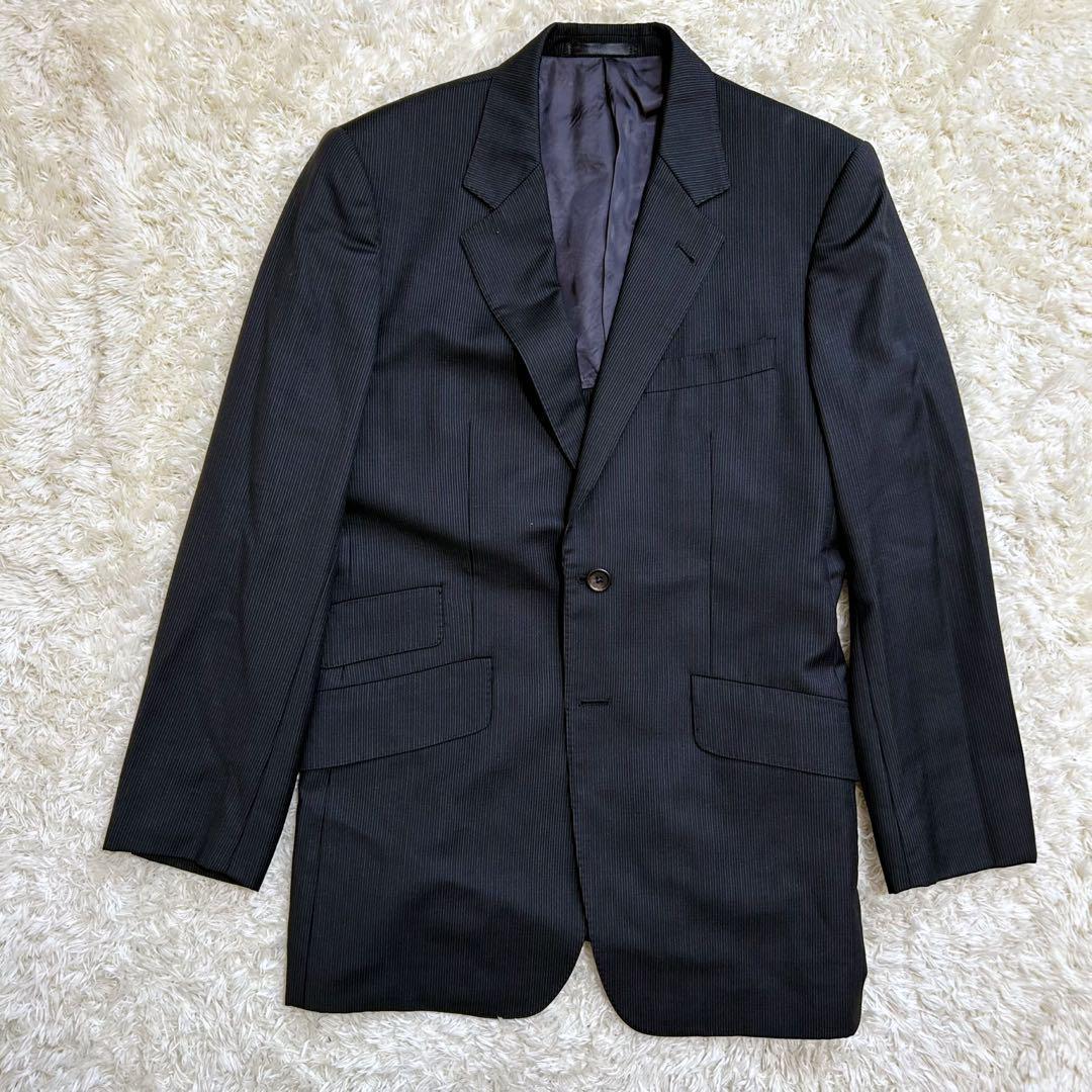 美品✨ポールスミス　マルチストライプ　セットアップ　スーツ ブラック