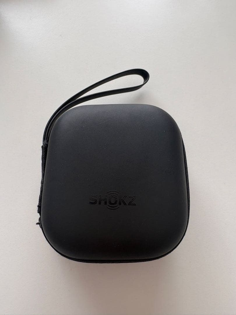 SHOKZ OPENFIT 骨伝導イヤホン ブラック　キャリングケース付き