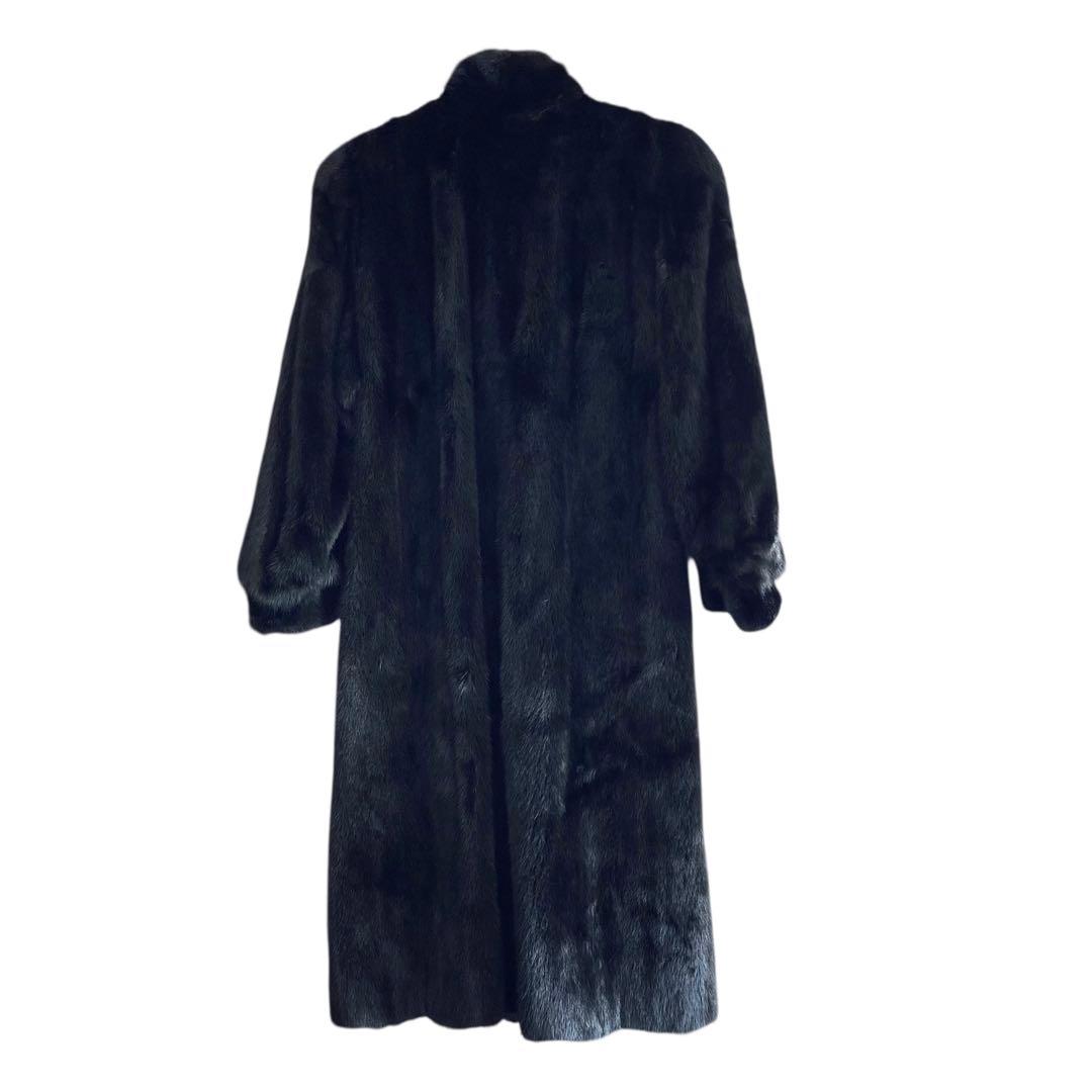 MOONBAT FOND ムーンバット【高級素材】ブラックミンク ロングコート