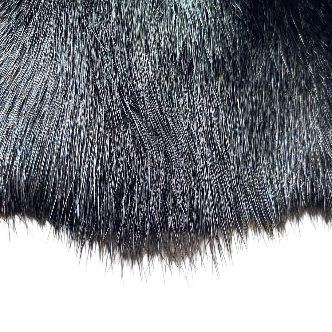 MOONBAT FOND ムーンバット【高級素材】ブラックミンク ロングコート