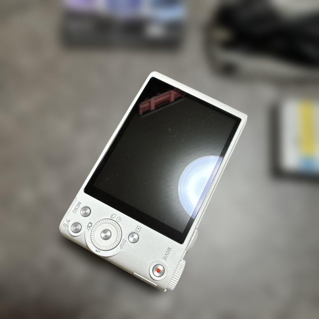 美品　SONY サイバーショット dsc-wx350 （白）　バッテリー2個