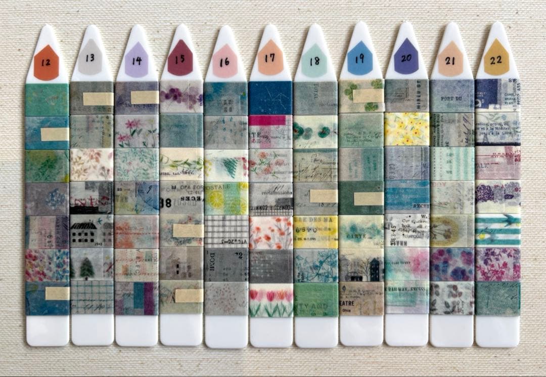 Wa☆　ヨハクマスキングテープ333種類　各約30cm　お裾分け　切り売り