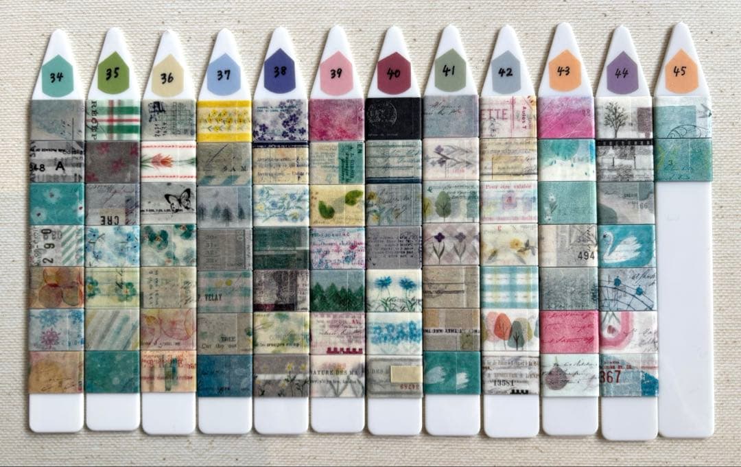 Wa☆　ヨハクマスキングテープ333種類　各約30cm　お裾分け　切り売り