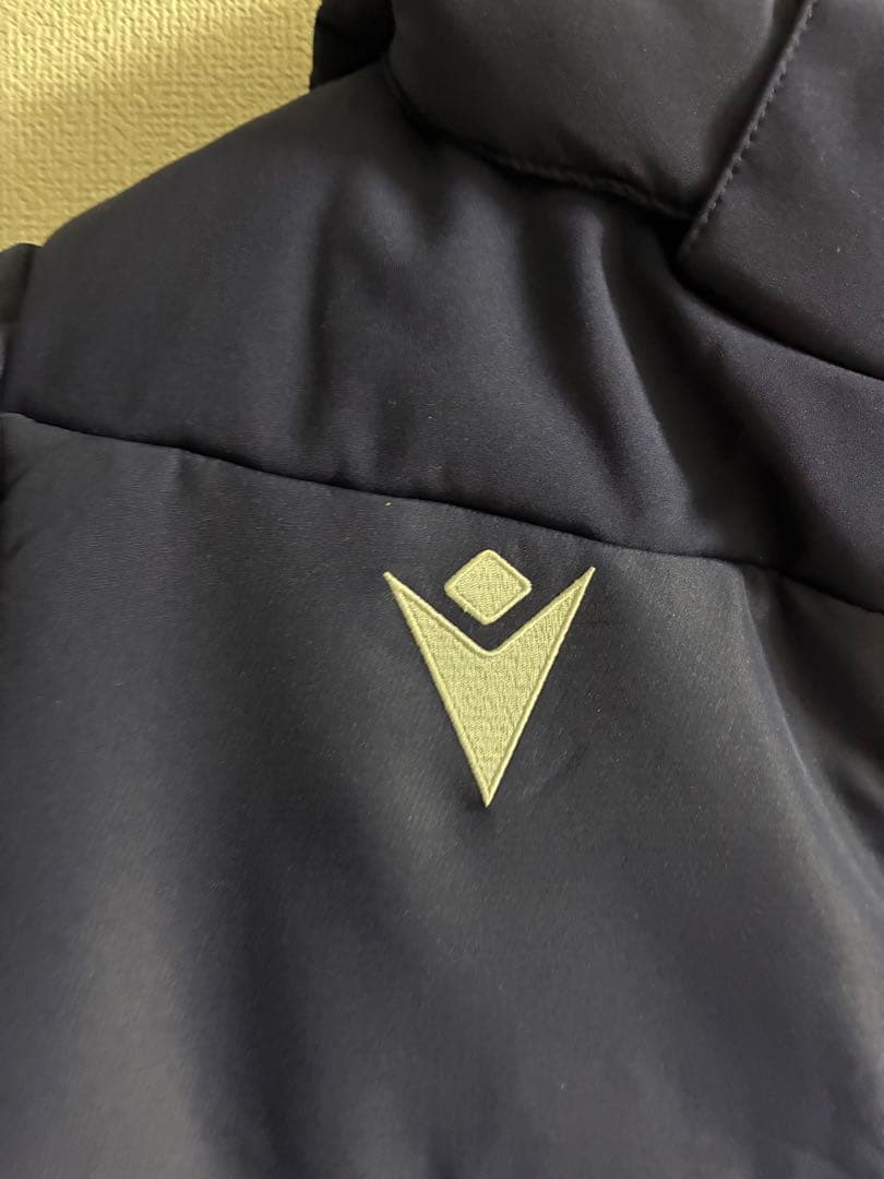 macron 21-22 ERエディンバラ ラグビー 中綿ハーフジャケット