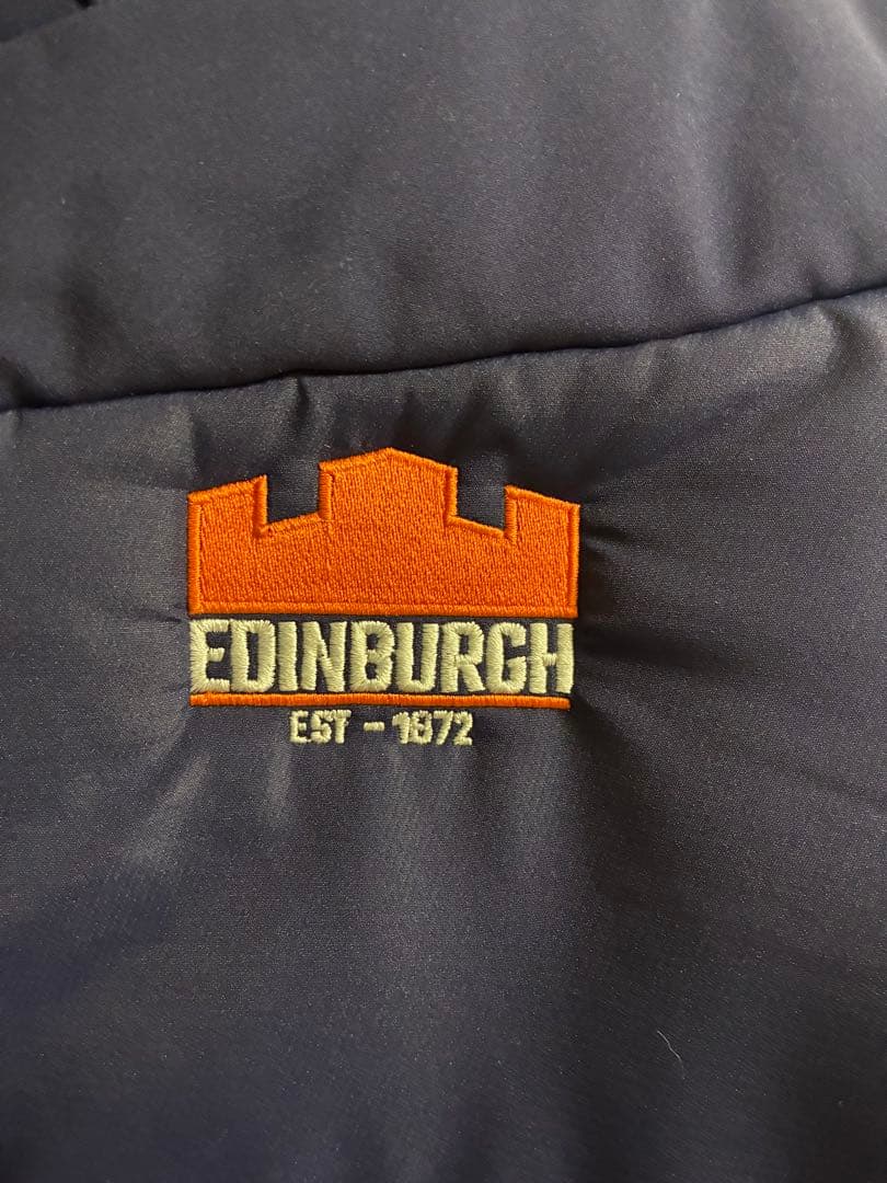 macron 21-22 ERエディンバラ ラグビー 中綿ハーフジャケット