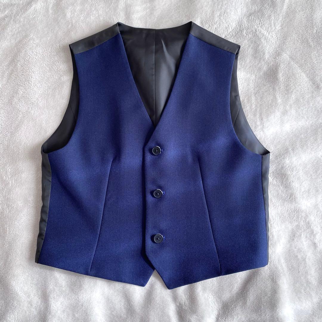 【極美品】ワンダーファクトリー スーツセット 140 5点セット ベスト付き