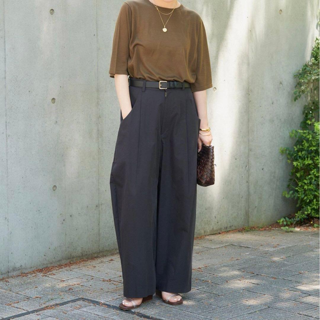 【2024SS 極美品✨】R’IAM Plage バルーンチノパンツ 黒 完売品