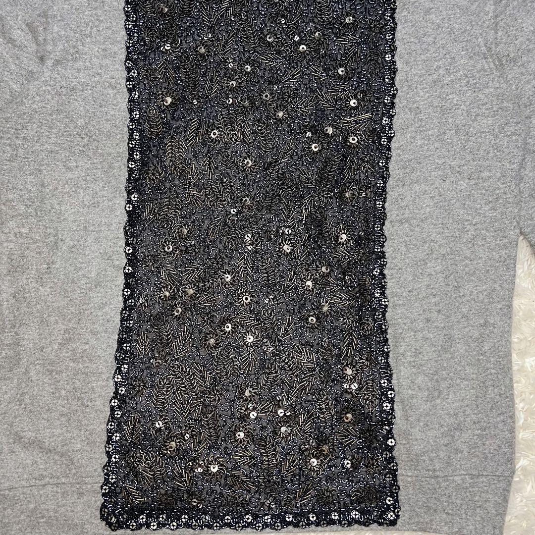 【超希少】 LOEWE スウェット カシミヤ 花柄 ビジュー ガラス ニット