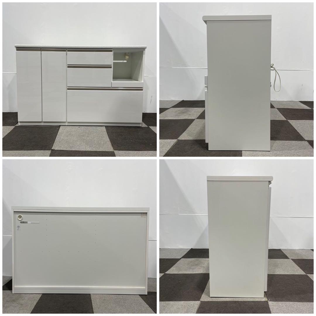 NITORI カウンター アルミナ2 収納 棚 幅140cm 家具Ap2093