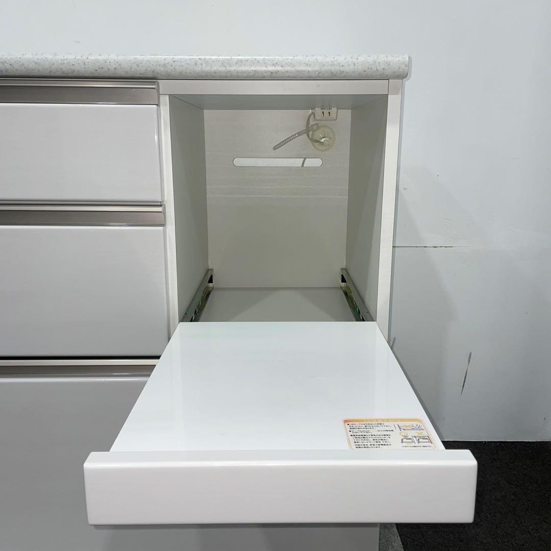 NITORI カウンター アルミナ2 収納 棚 幅140cm 家具Ap2093