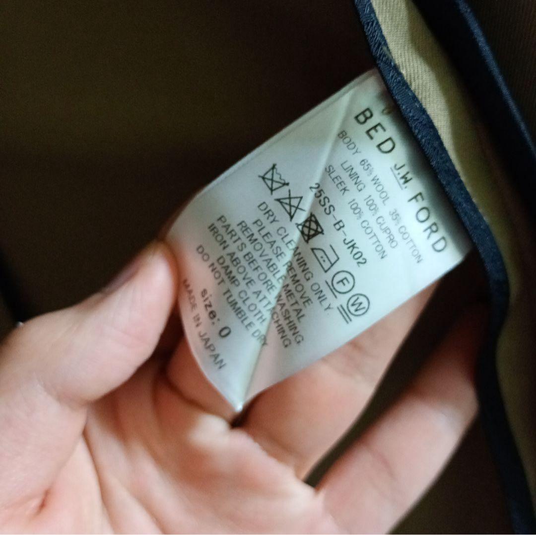 BED j.w. FORD 25ssテーラードジャケット