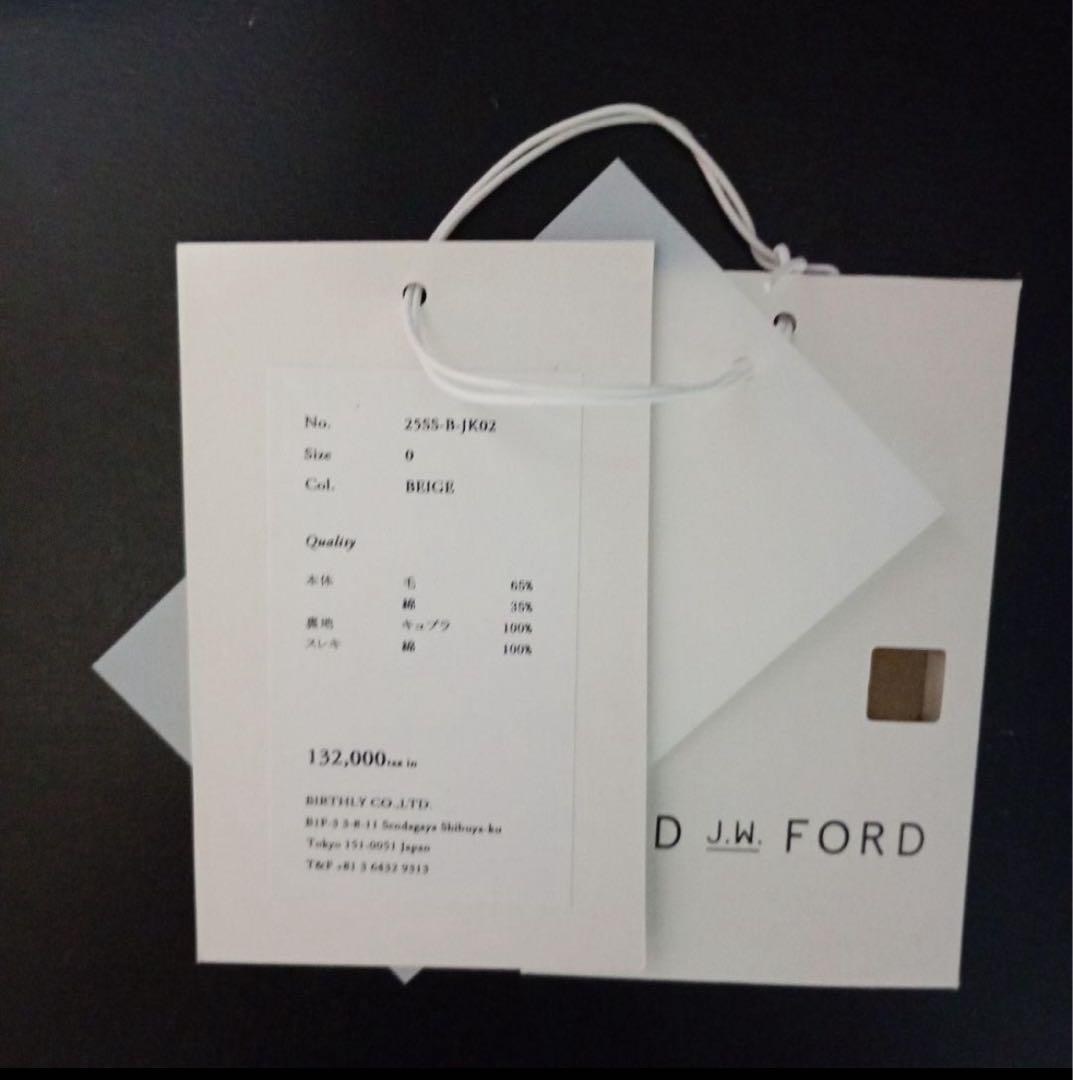 BED j.w. FORD 25ssテーラードジャケット