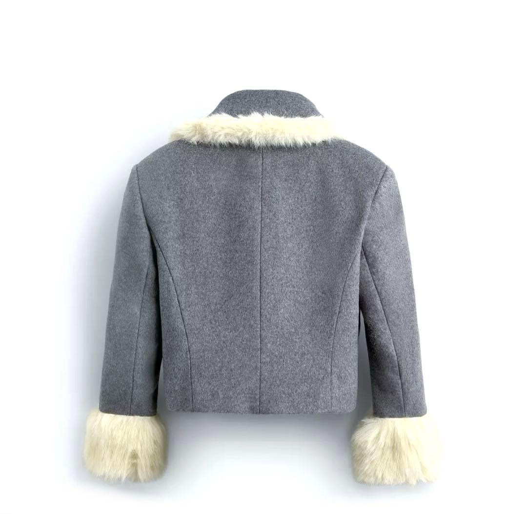 【ZARA×Disney×ハリーランバート】コントラストフェイクファージャケット