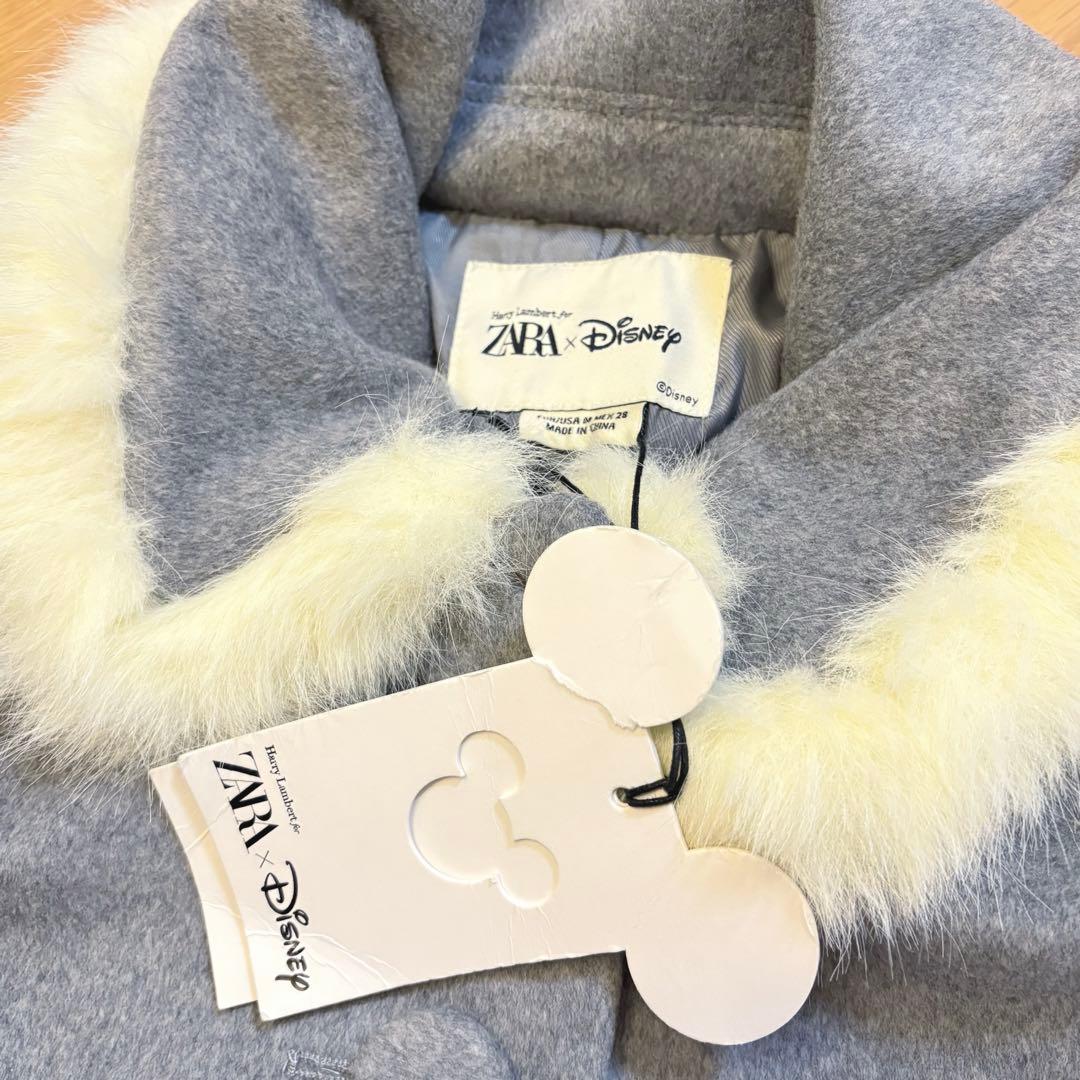 【ZARA×Disney×ハリーランバート】コントラストフェイクファージャケット