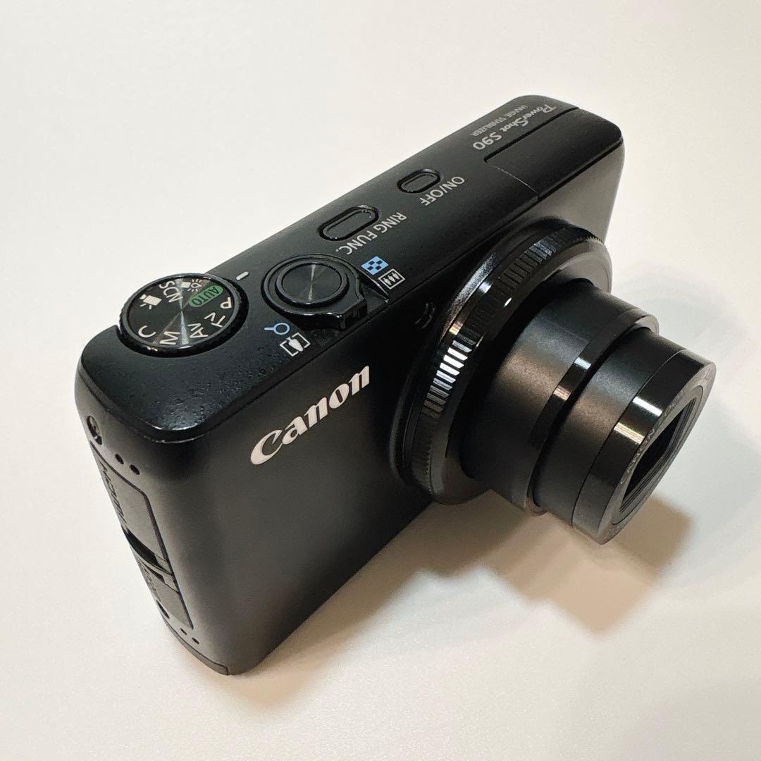 ✨良品✨ キャノン PowerShot S90 コンデジ デジカメ 付属品完備