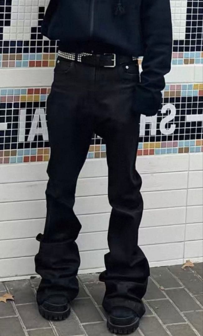 rick owens，opium風ワックスデニム　30-32