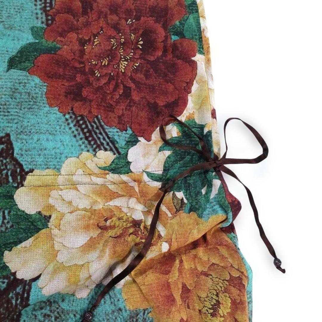 VIVIENNE TAM 花柄プリント 五分袖 チュニック　タグ付き