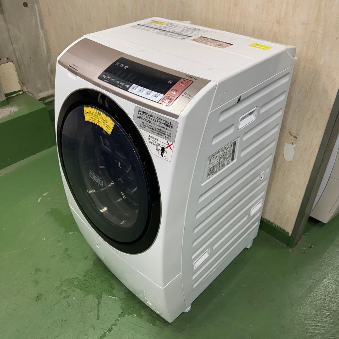 209 送料設置無料★日立　ドラム式洗濯機　11㌔乾燥機能付き　冷蔵庫