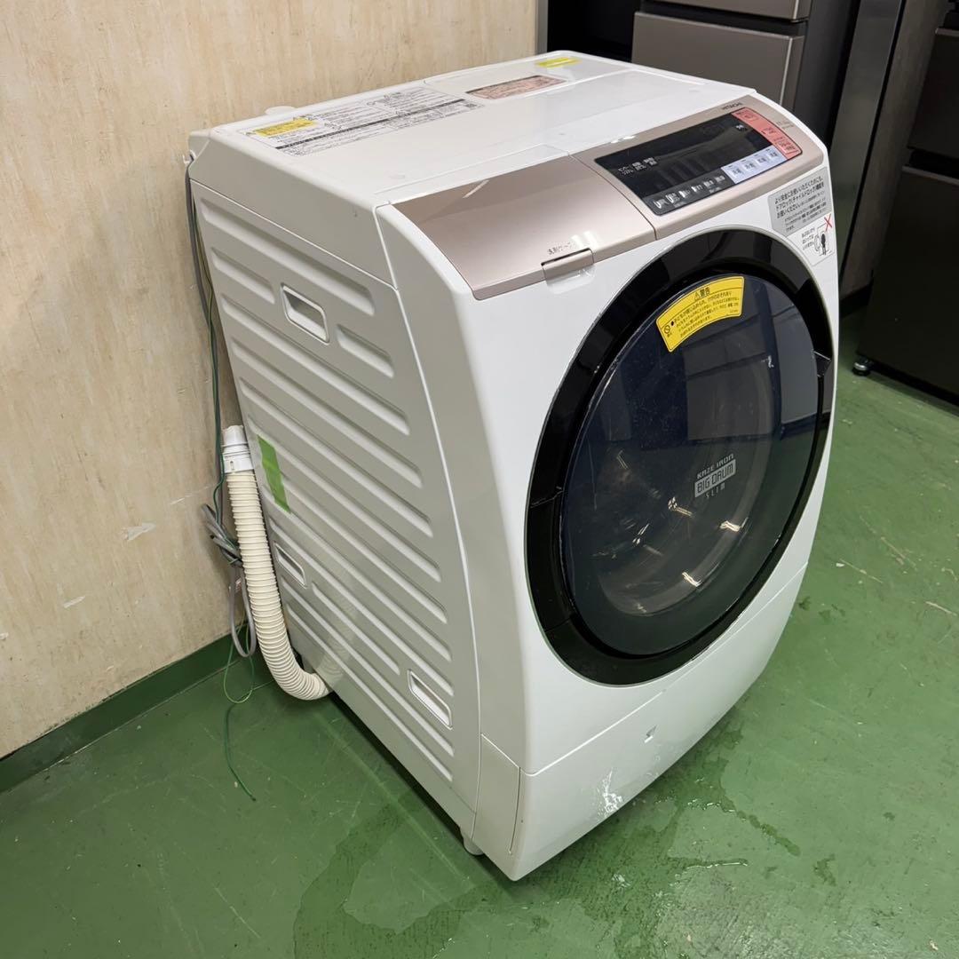 209 送料設置無料★日立　ドラム式洗濯機　11㌔乾燥機能付き　冷蔵庫