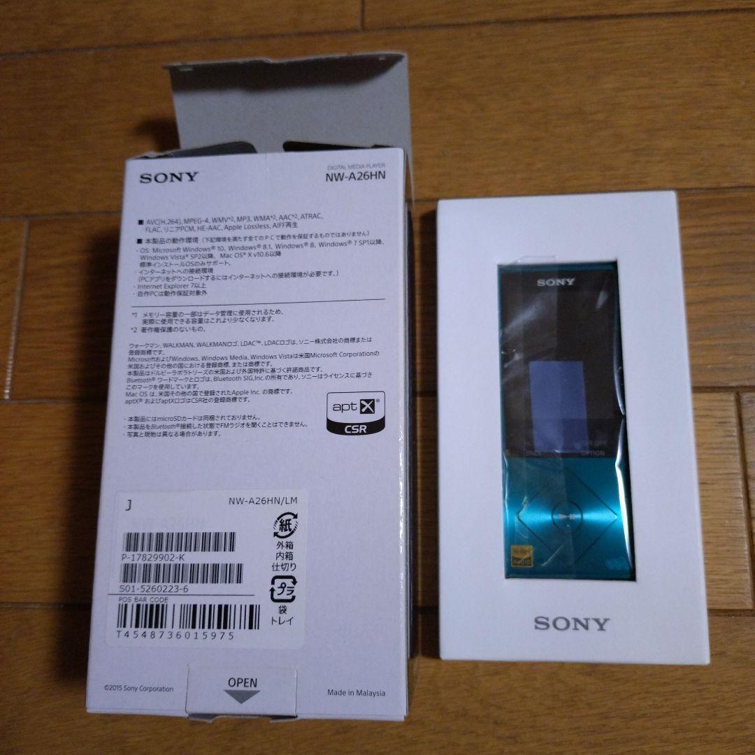 ウォークマン　SONY　 NW-A26HN