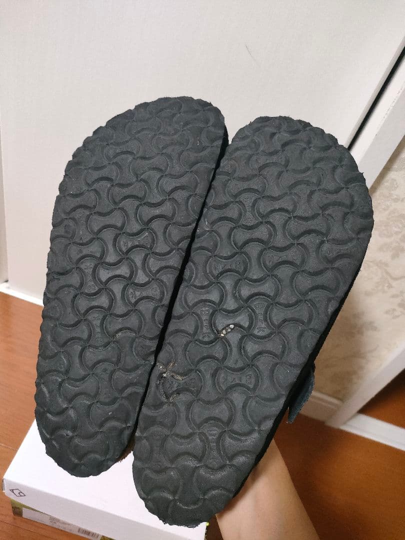 ビルケンシュトック　ボストン　42 スエード　ブラック