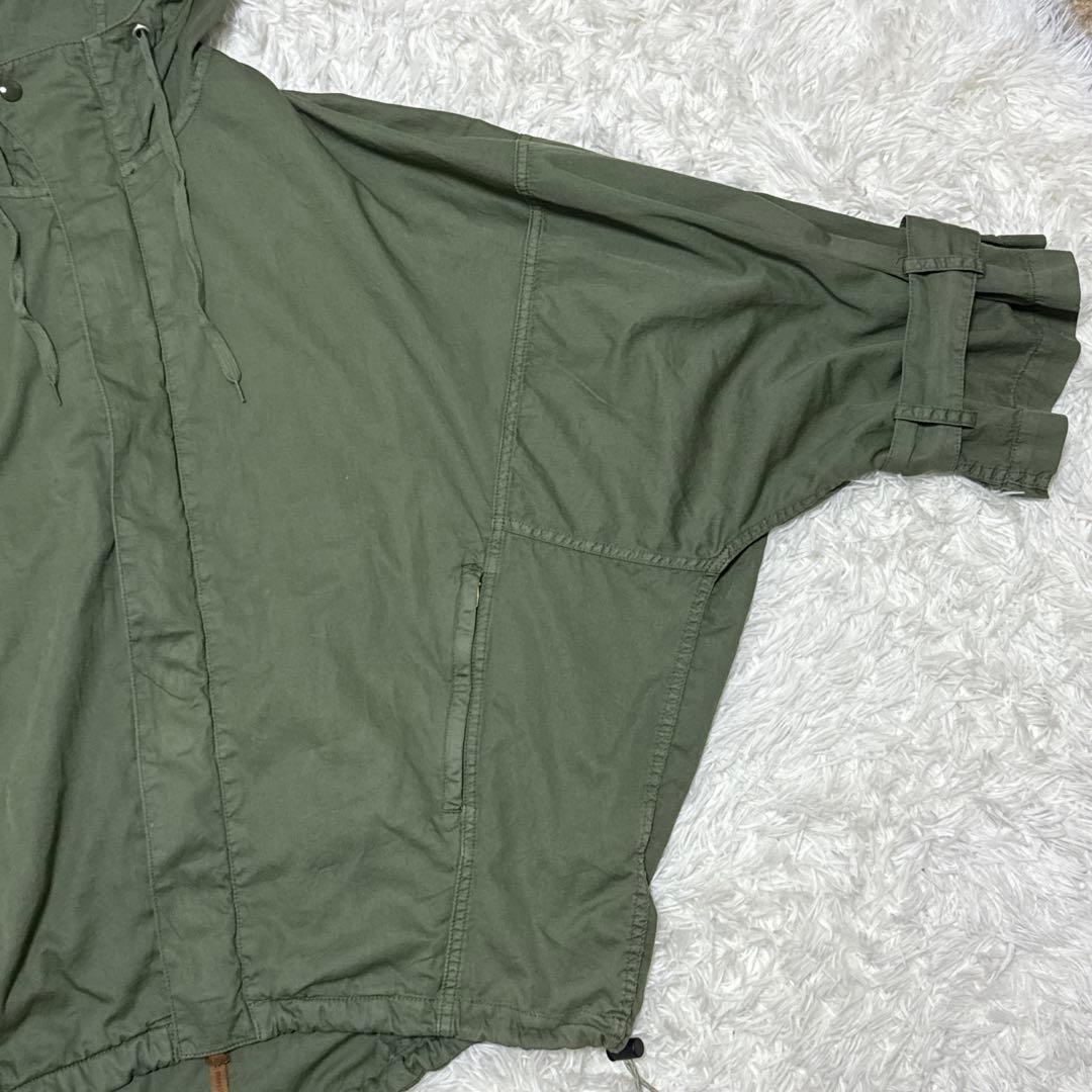 mercibeaucoup, ドルマンスリーブ　アウター　ジャンパー　カーキ