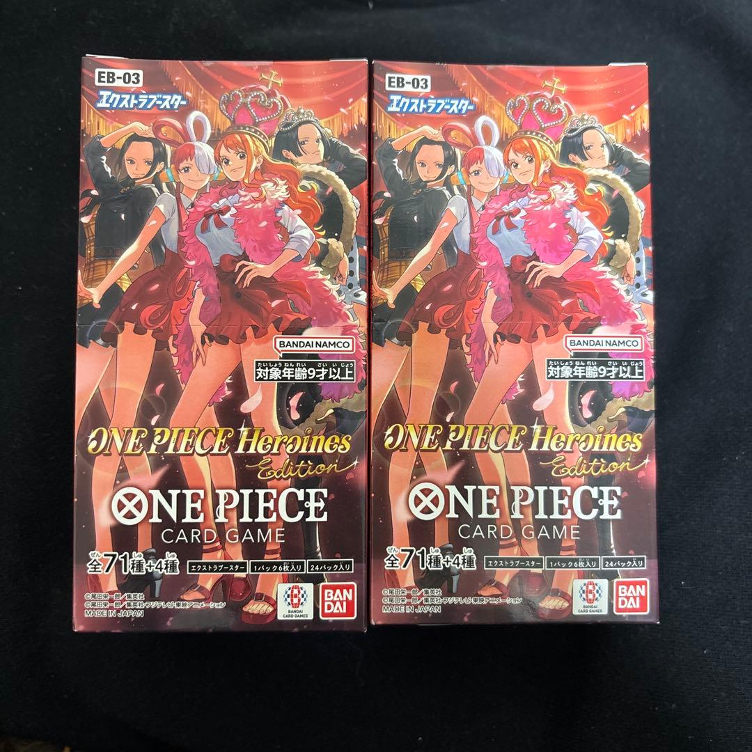 ワンピースカード　ヒロインズエディション　2BOX テープ付き　未開封