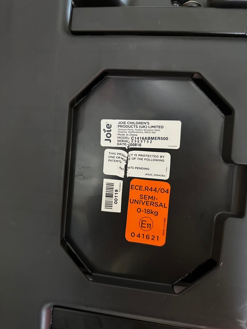 美品ジョイー チャイルドシート アーク360°isofix Joie