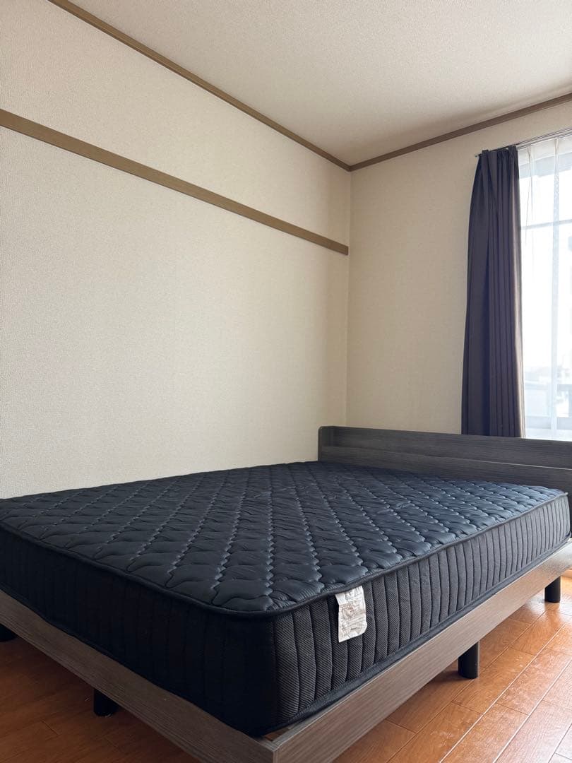 ダブルベッド　フレーム　マットレスセット
