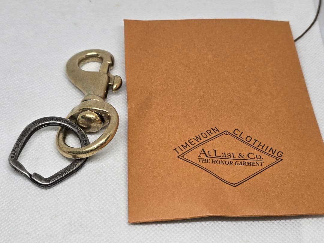 アットラスト　TIMEWORN ATLAST キーリング新品ブッチャープロダクツ