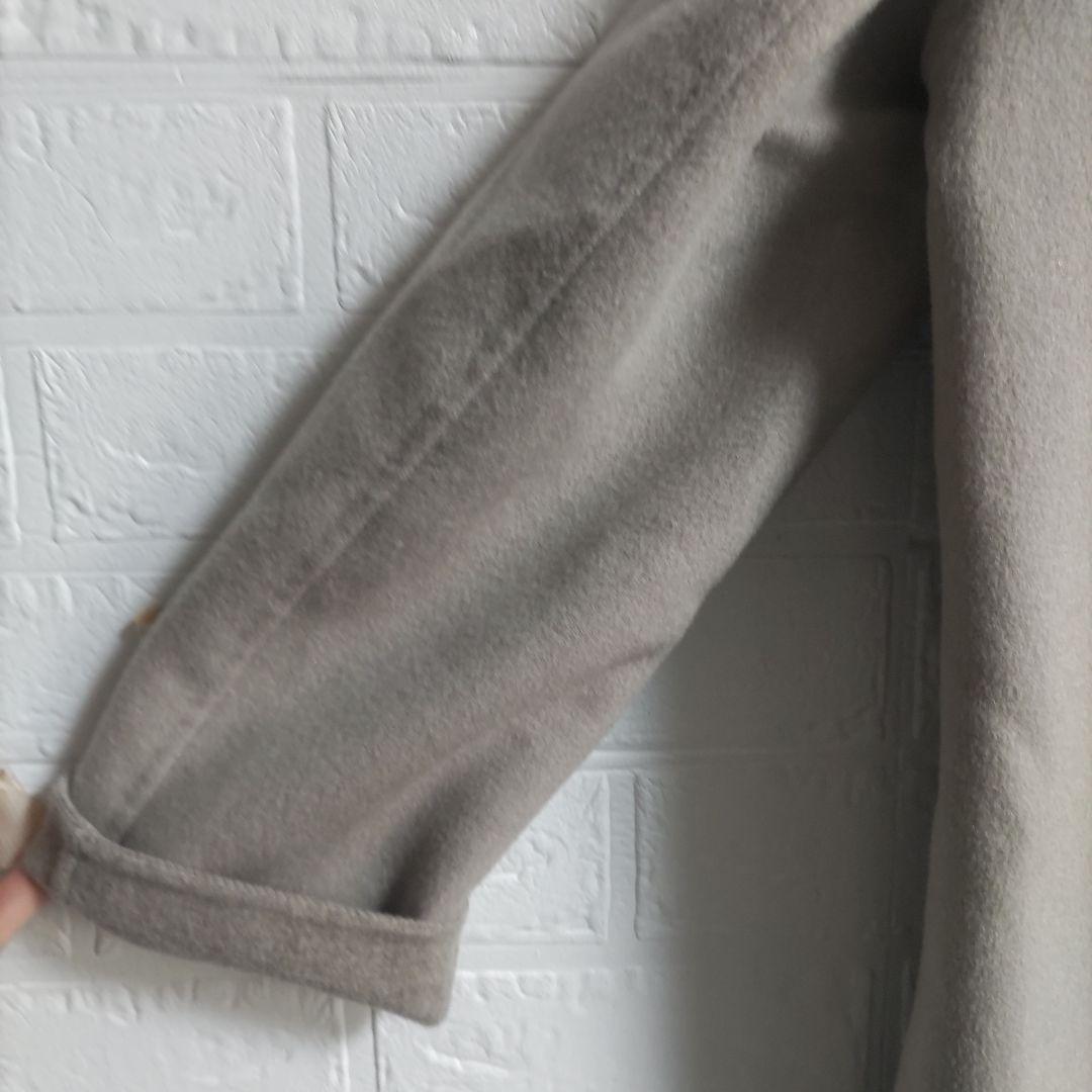 23区　ウールアンゴラ フーデットリバーコート ショート