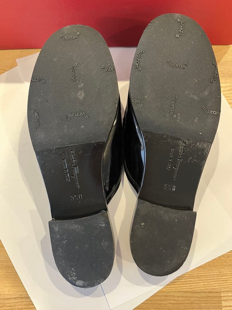 Salvatore Ferragamo ブラックミュール　ガンチーニ