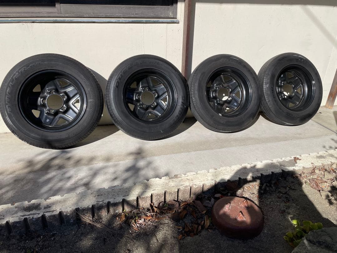 ジムニーJB64 純正スチールホイール＋タイヤ バリ山