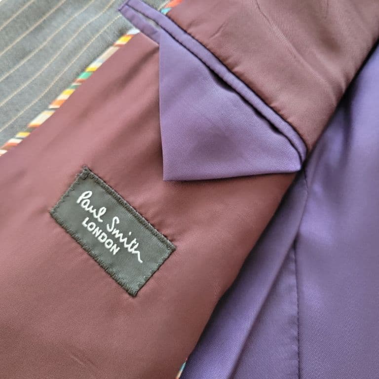 Paul Smith　セットアップスーツ　ストライプ　グレー